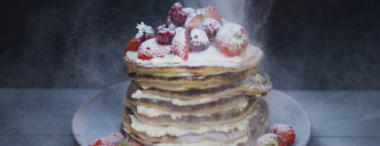 Frambozen pannenkoekjes (van Kim Feenstra en Benine Bijleveld uit 'Food talk') - Gezond aan tafel - recept