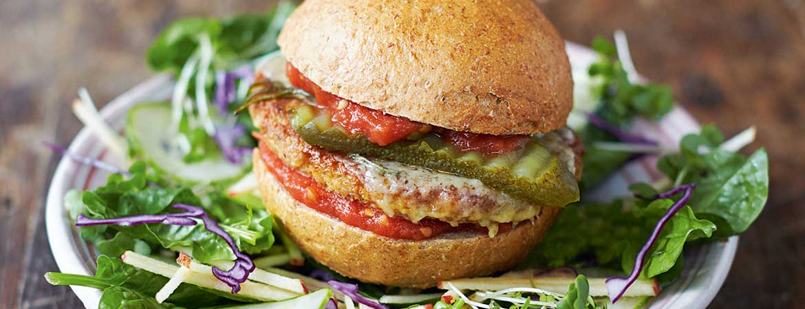 Tofuburger van Jamie Oliver