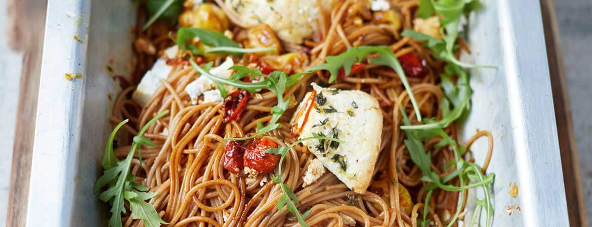 Speltspaghetti met ricotta van Jamie Oliver