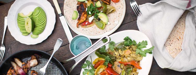 Kip fajita's van Jamie Oliver - Gezond aan tafel - recept