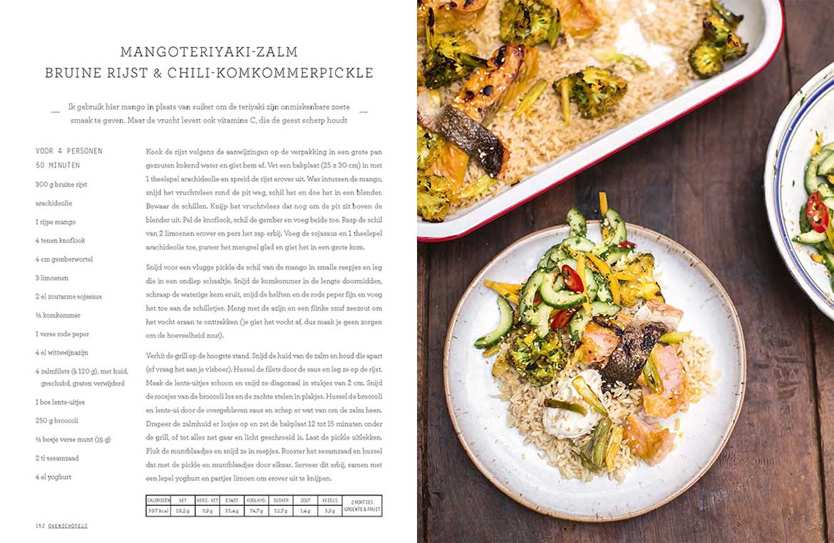 Teriyaki zalm van Jamie Oliver zonder suiker en vol vitamine C