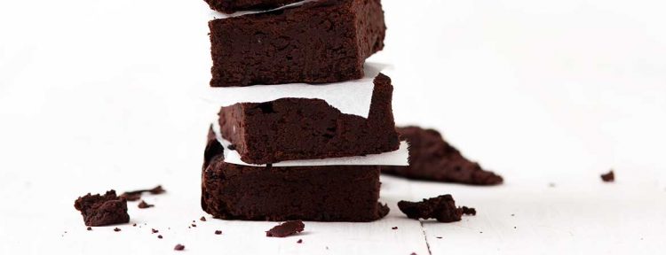 Brownies van zwarte bonen - Gezond aan tafel - recept