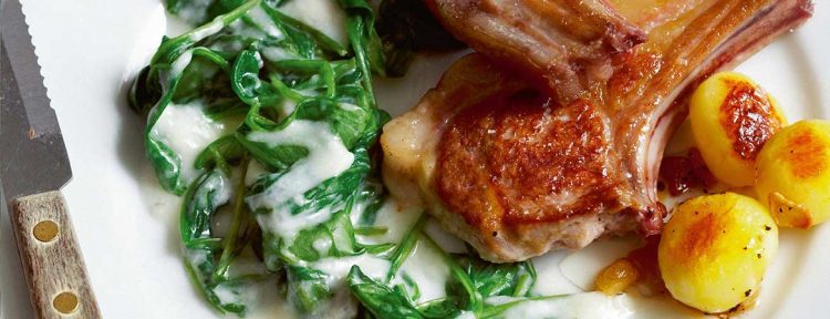 Roerbak spinazie met gorgonzola - Gezond aan tafel - recept