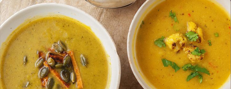 Bloemkoolsoep met oosterse kruiden - Gezond aan tafel - recept