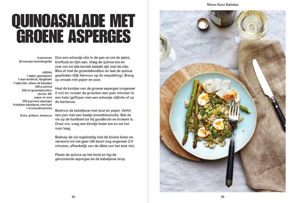 Quinoasalade Met Groene Asperges Niven Kunz
