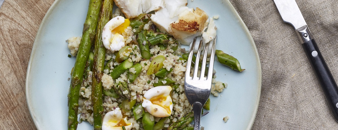 Quinoasalade met groene asperges (Niven Kunz)