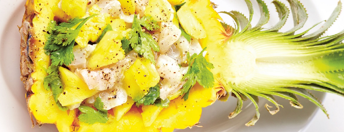 Tartaar van dorade met ananas