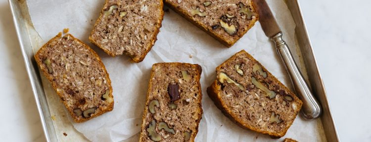 Bananenbrood met walnoten - Gezond aan tafel - recept