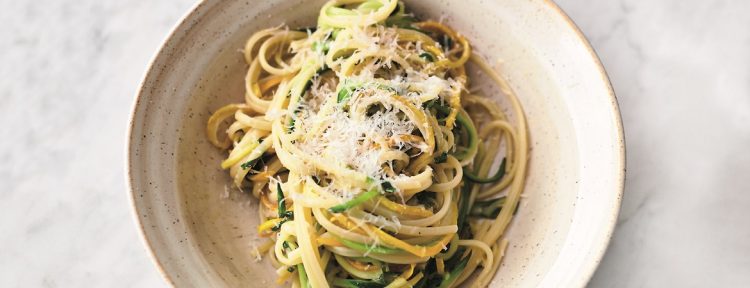 Linguine met courgette en citroen (Jamie Oliver) - Gezond aan tafel - recept