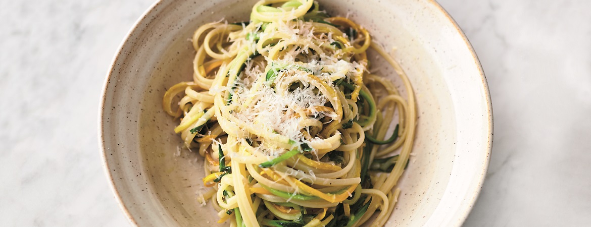 Linguine met courgette en citroen (Jamie Oliver)