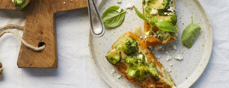 Zoete aardappel frittata van Vivian Reijs - Gezond aan tafel - recept