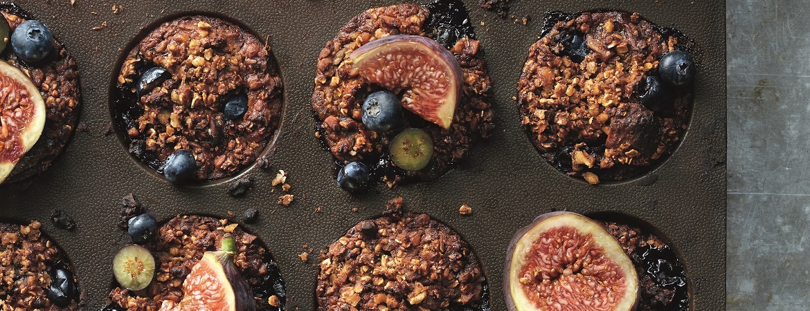 Bessen-vijgenmuffins - Gezond aan tafel - recept