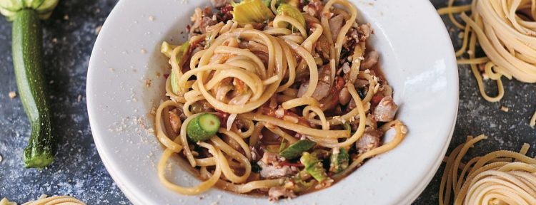 Fettuccine met tonijn (Jamie Oliver) - Gezond aan tafel - recept