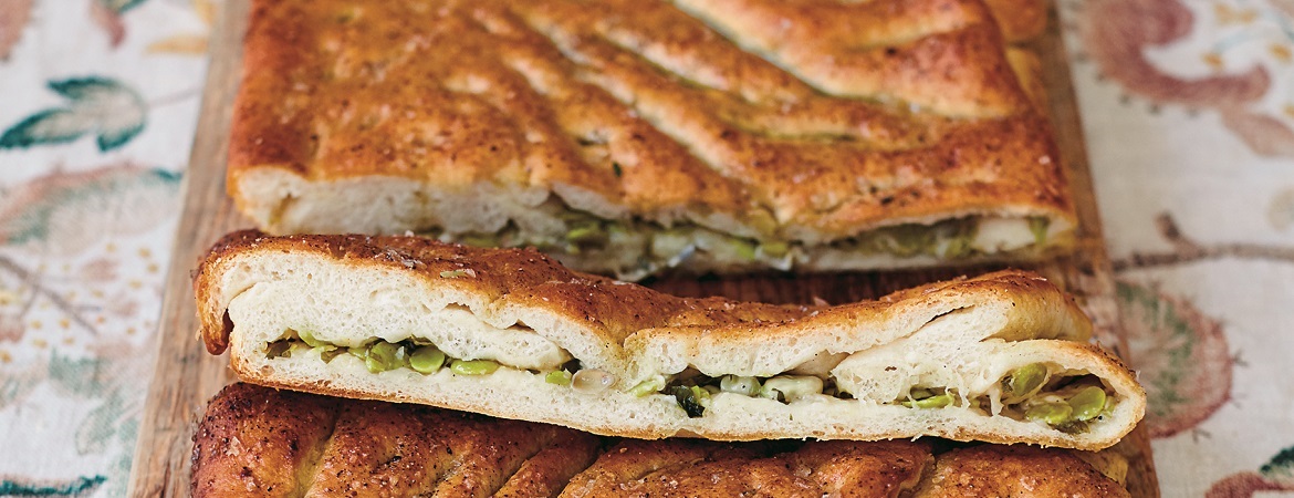 Gevulde focaccia (Jamie Oliver)