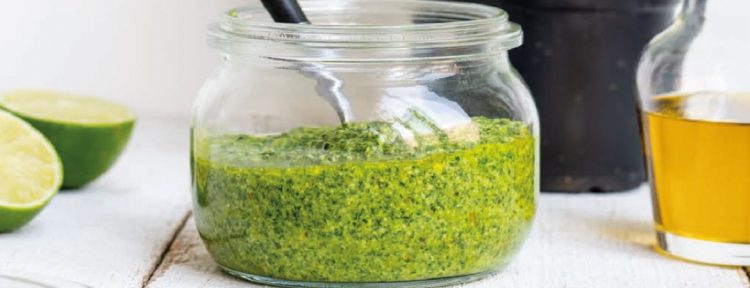 Homemade pesto van rucola - Gezond aan tafel - recept