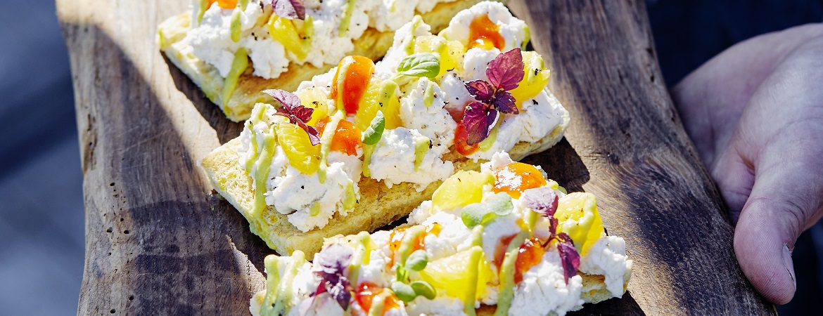 Toast met gerookte geitenkaas: recept van Jord Althuizen