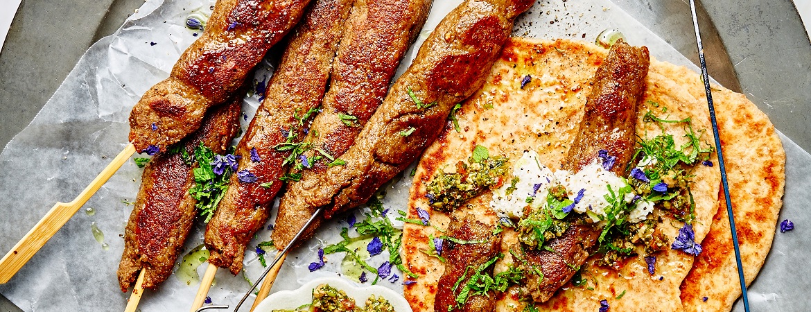 Vegetarische kebab