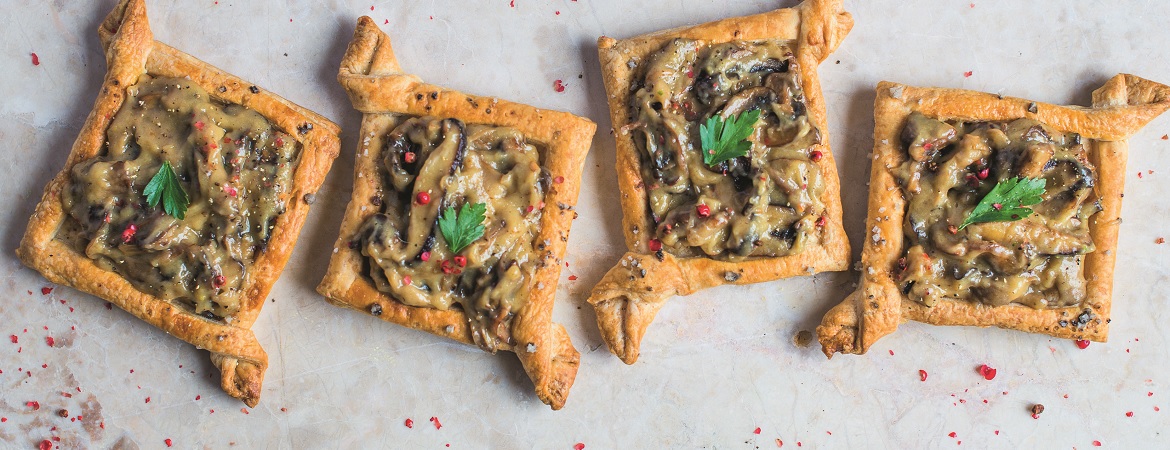 Paddenstoelen pasteitjes - recept - Gezond aan tafel