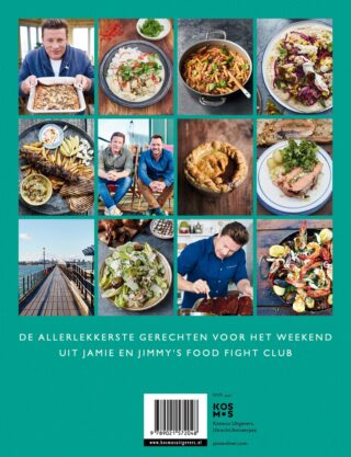 Jamie's Food Fight Club weekend kookboek - achterkant